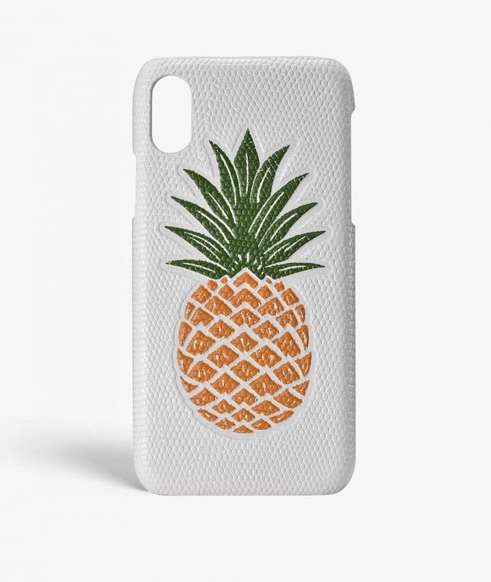 iPhone X/XS Pineapple Orange Lizard Case