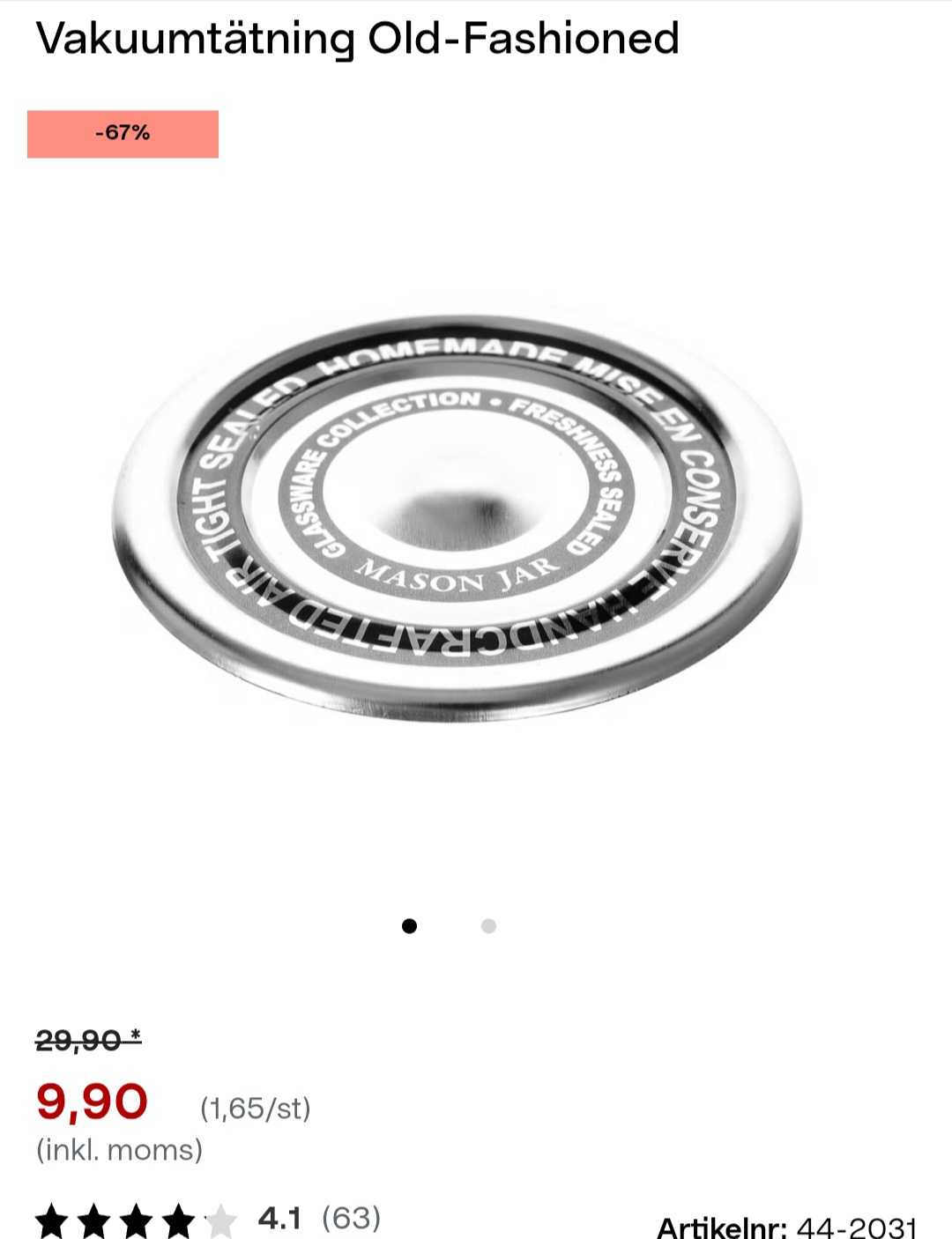 Retro Vakuumtätning från Clas Ohlson