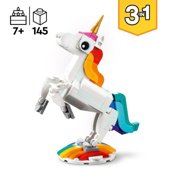 LEGO Creator 31140 Magisk Enhörning 3-i-1