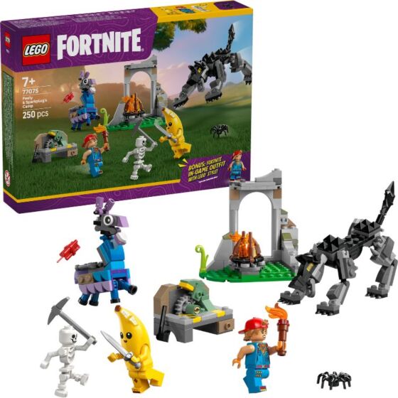 LEGO Fortnite 77075 Peely & Sparkplug Camp