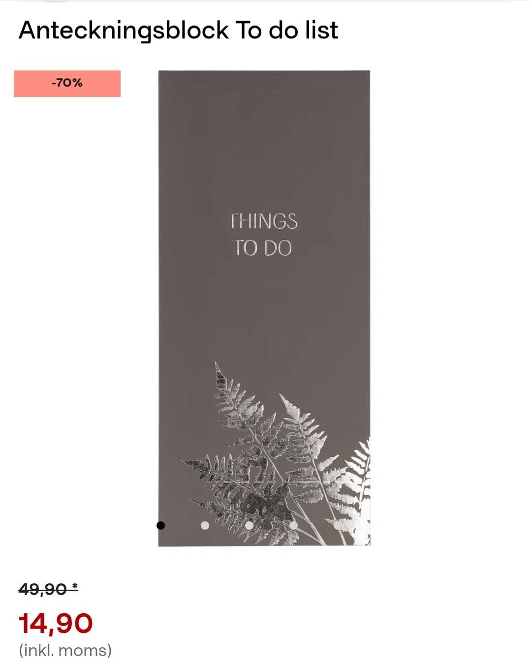 Anteckningsblock "To Do"-Lista