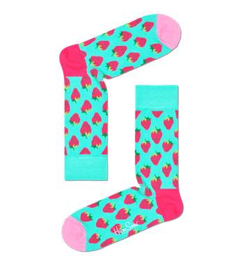 4-Pack Pink Banana Patterned Socks Gift