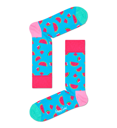 4-Pack Pink Banana Patterned Socks Gift