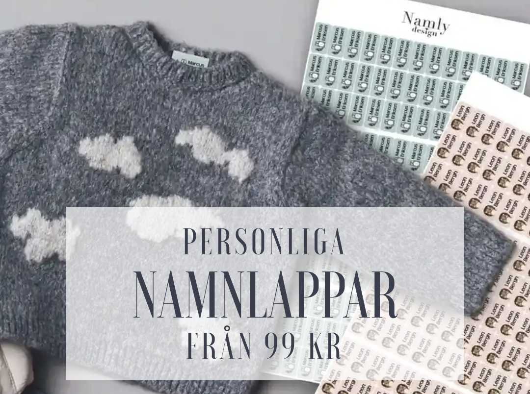 Köp personliga namnlappar med rabatt!