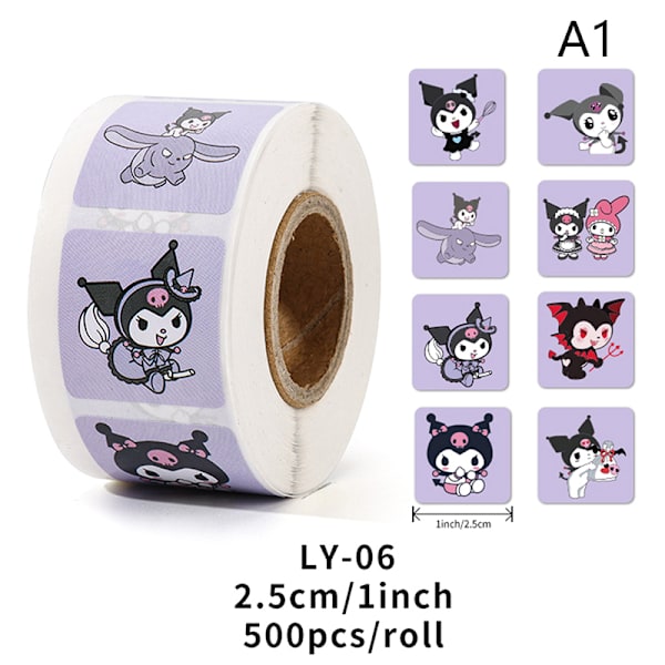 Set om 20 Karaktärsklistermärken - Sanrio Familj