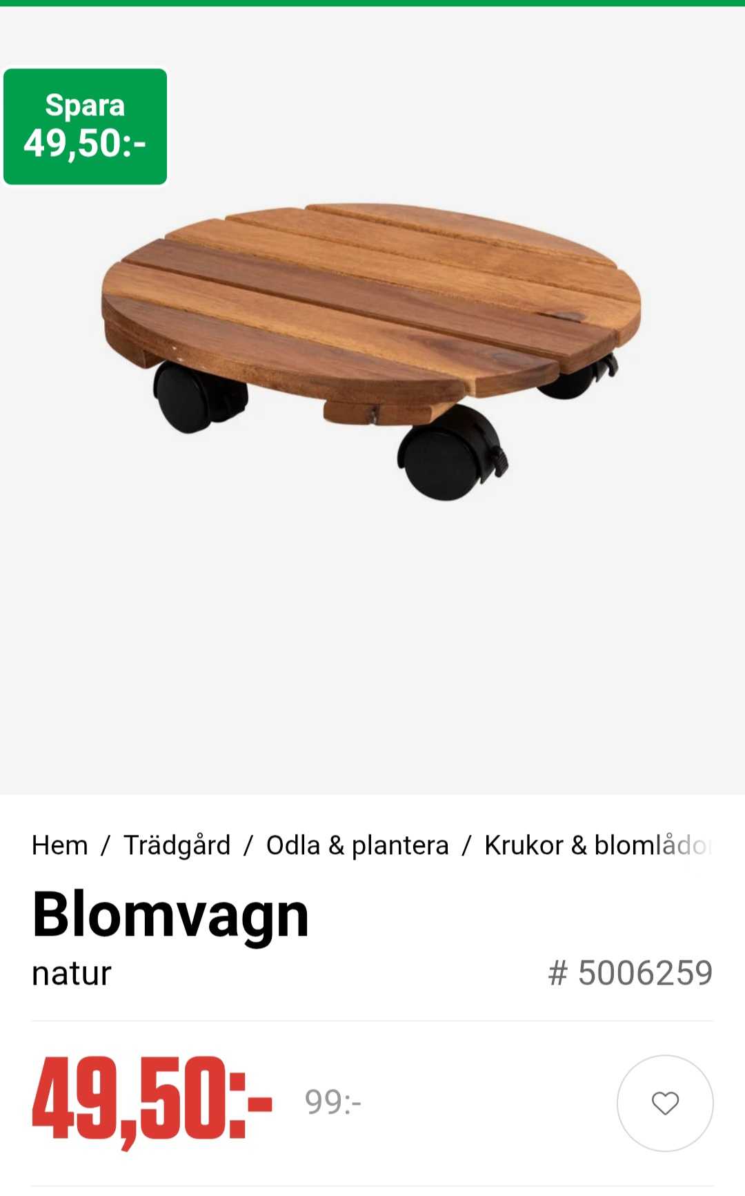 Blomvagn Natur