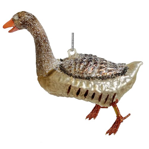 Julpynt Grågåsfigur - Traditionell Dekoration