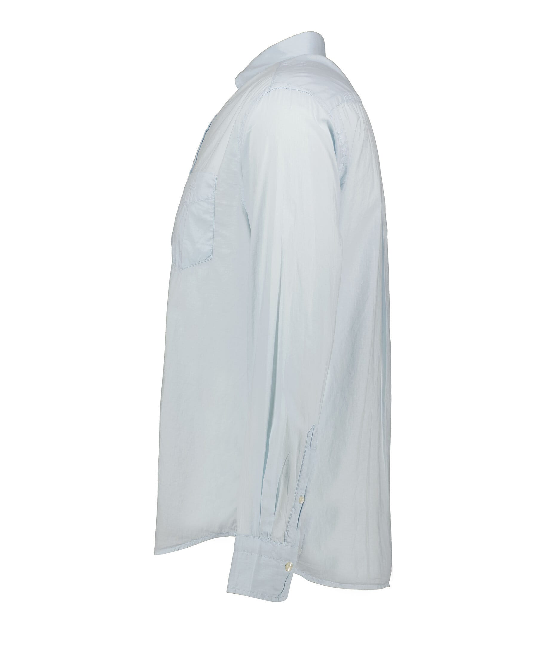 Reg Sunfaded Voile Shirt Blå