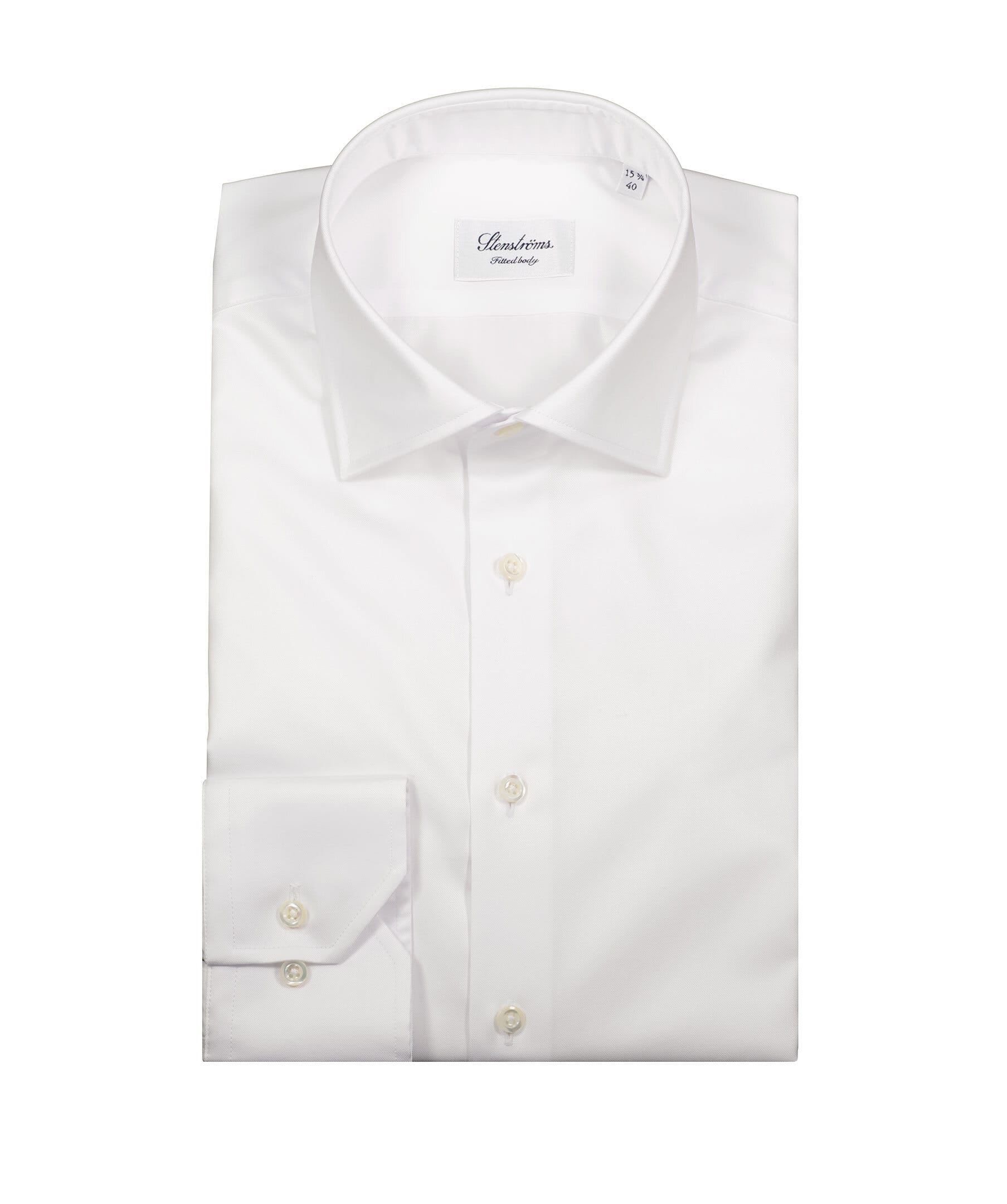 Slimline Vit Skjorta - 7127511702