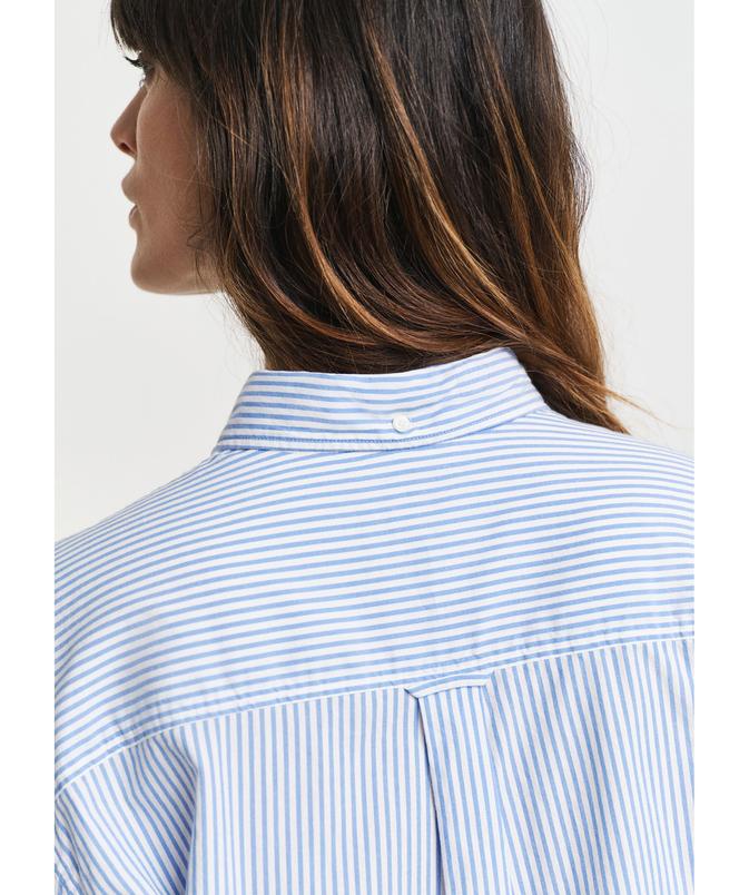 Luxury Oxford Stripe Shirt, Blue