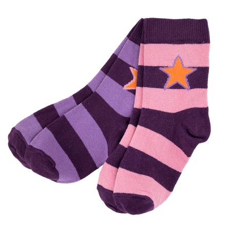 Striped Sock Set - Mulberry/Lilac/Rose