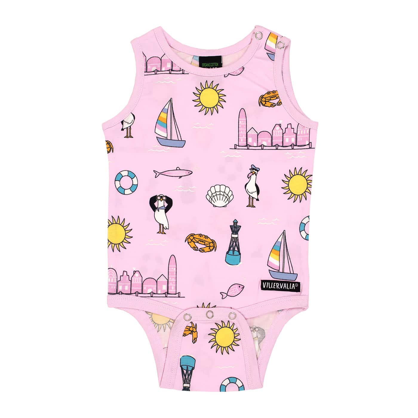 Villervalla Summer Light Bloom Baby Bodysuit
