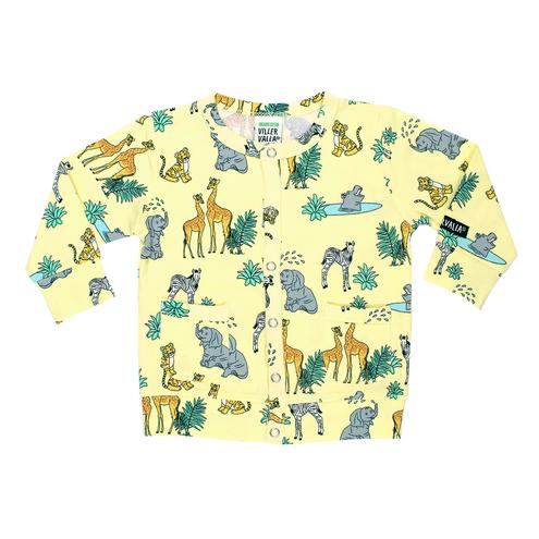 LGT Lemon Safari Barn Cardigan - Villervalla
