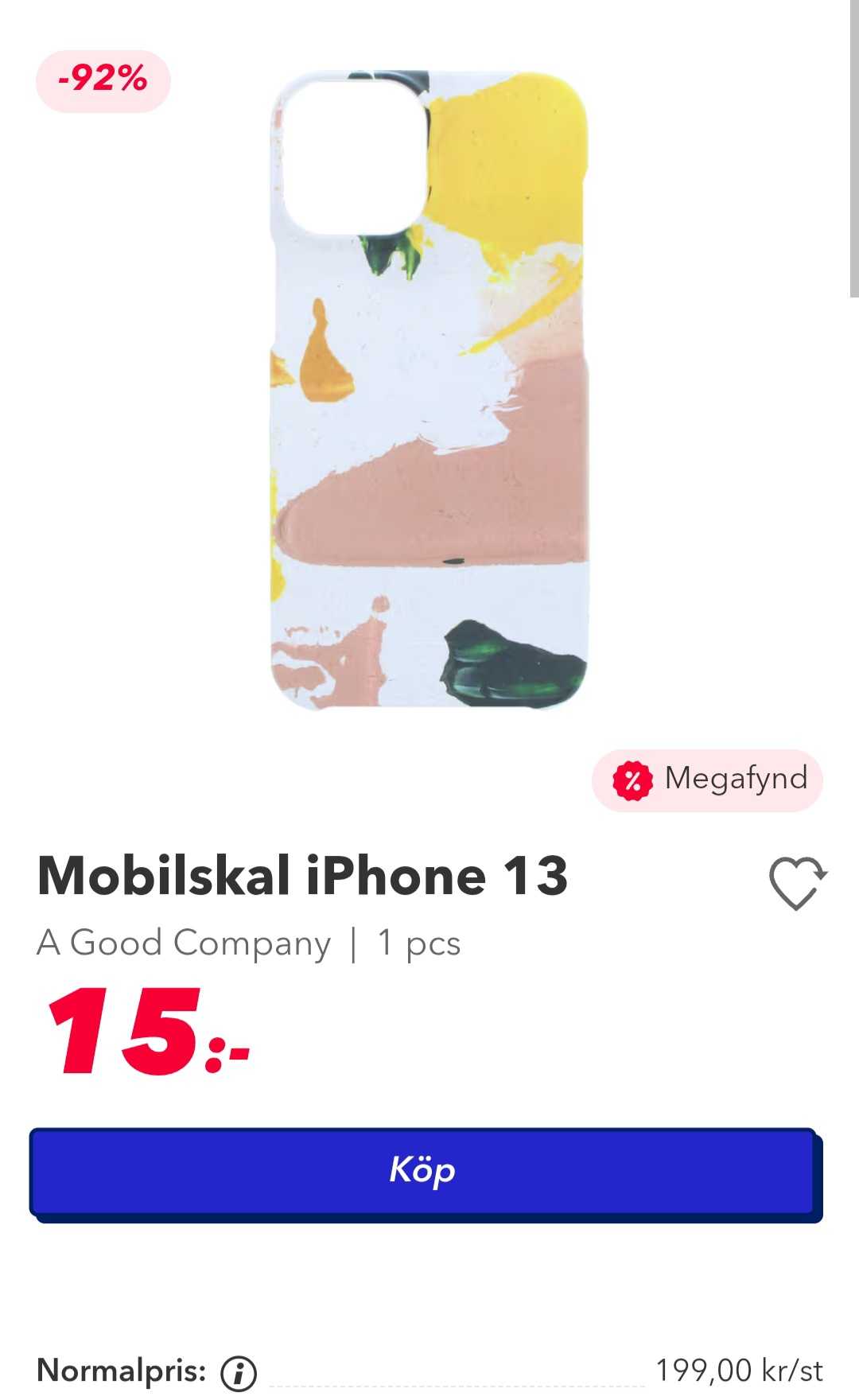 Mobilskal för iPhone 13 - 1 st A Good Company