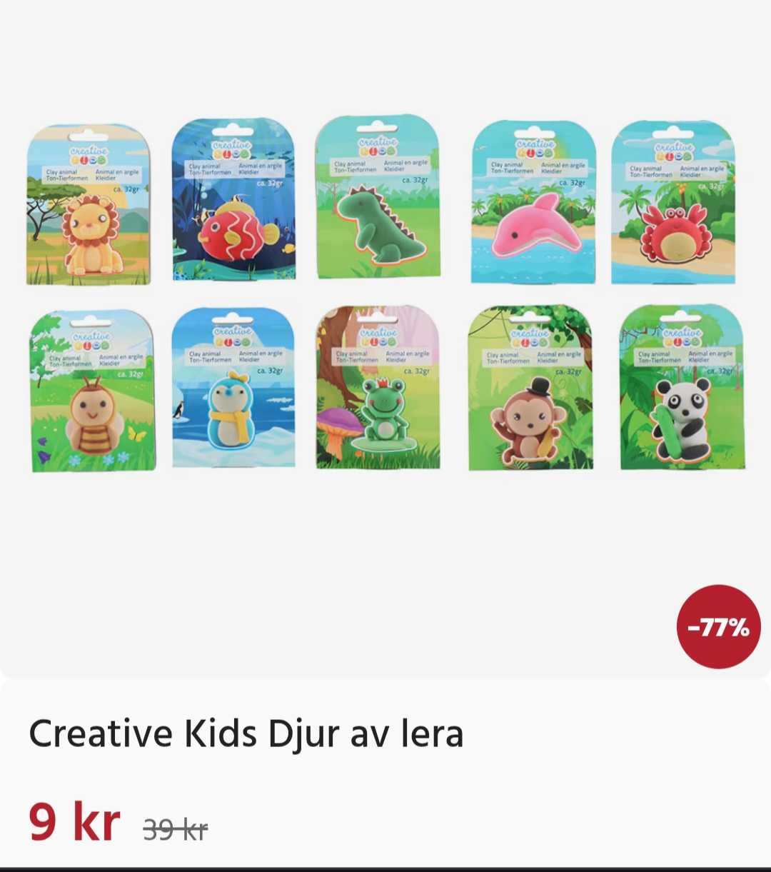 Creative Kids Leklera Djurset