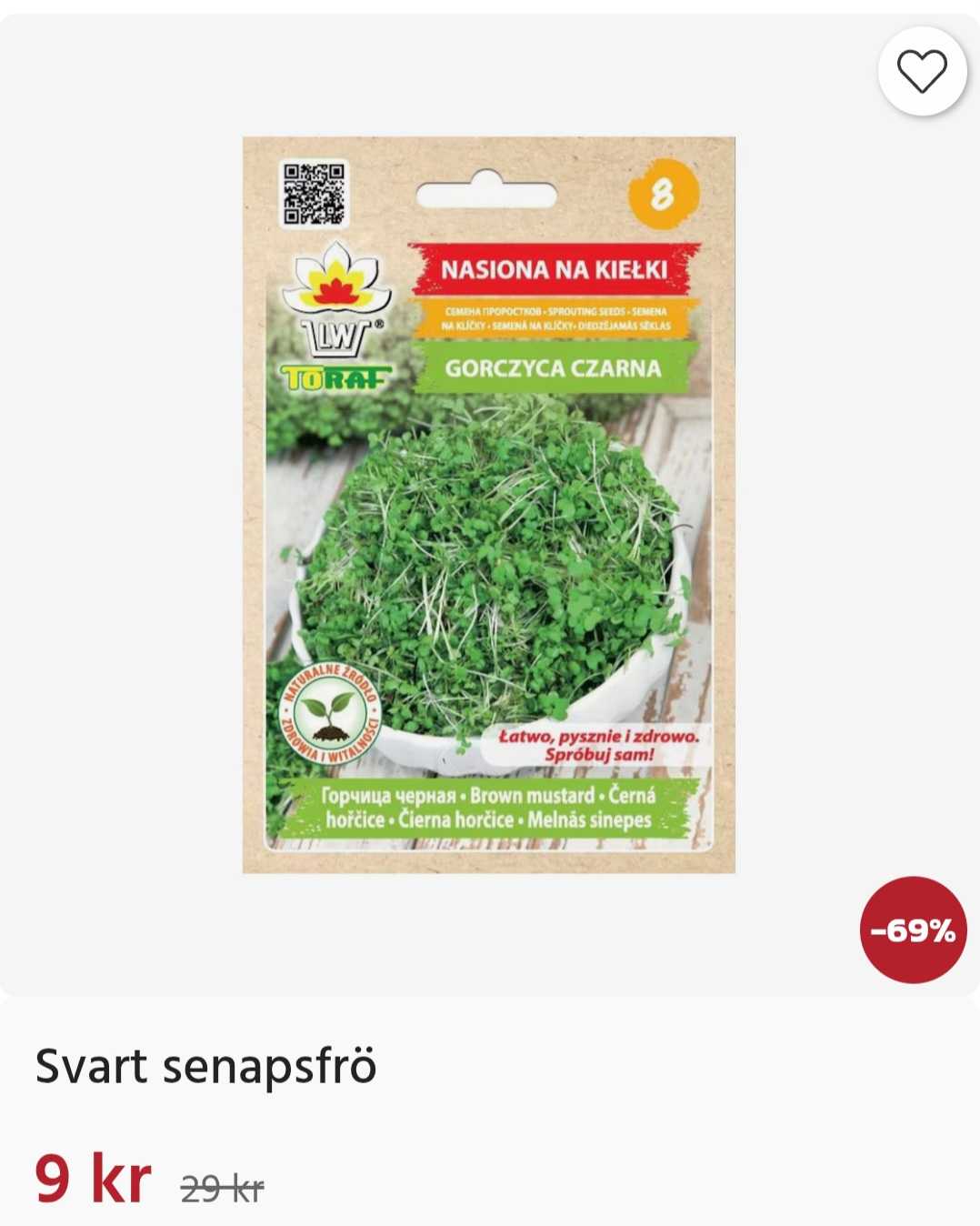 Svarta Senapsfrön av Premiumkvalitet