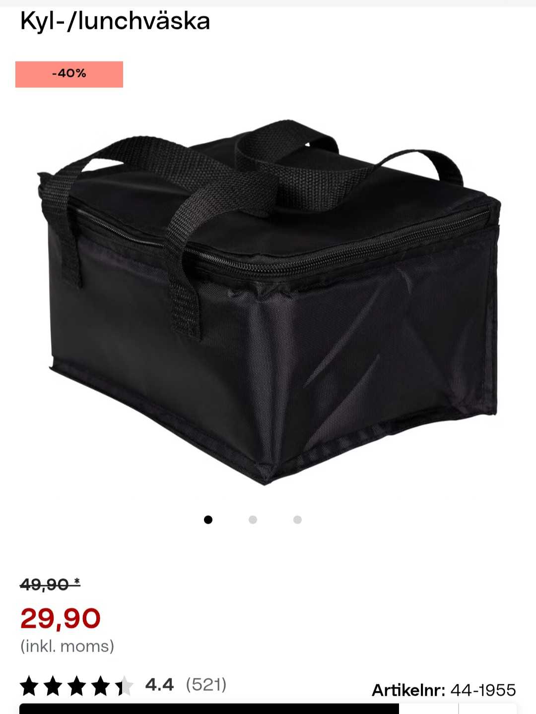Kyl- och Lunchväska från Clas Ohlson