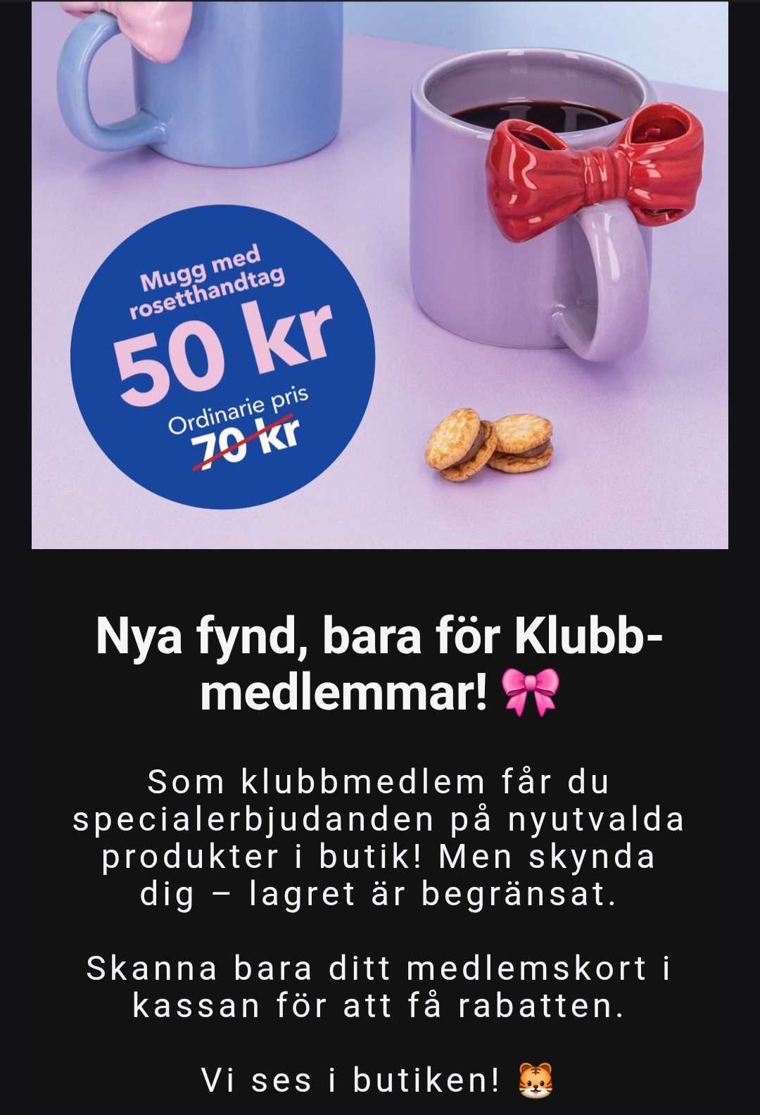 Mugg med rosetthandtag 