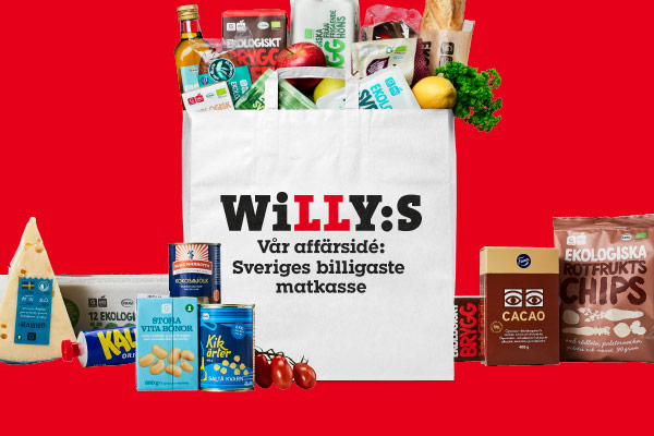 Få 50 kr rabatt på ett köp hos Willys