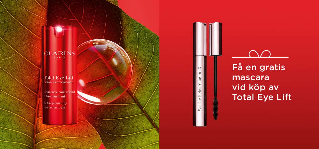 Gratis mascara vid köp av Clarins Total Eye Lift
