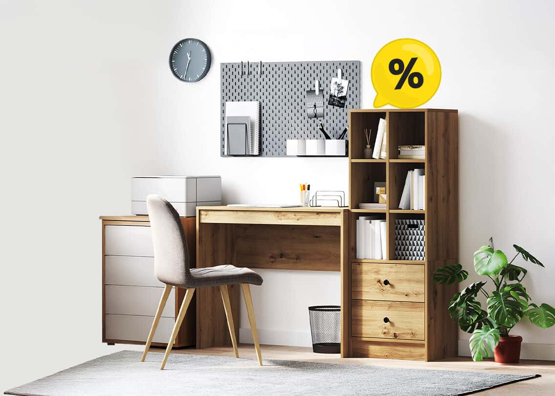 10 % rabatt på 2 kontorsprodukter hos vidaXL