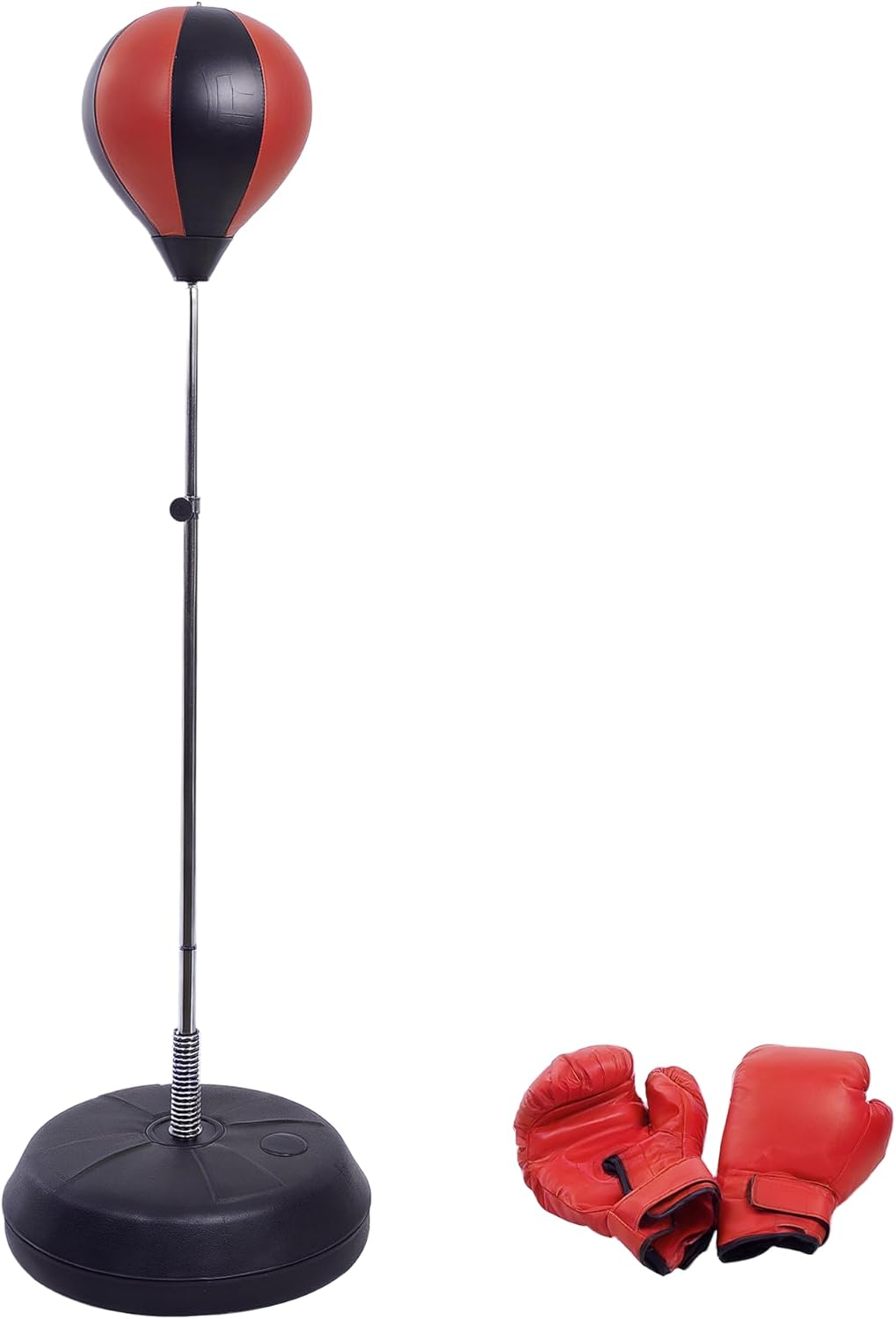 HOMCOM stående boxningssäck med handskar och pump