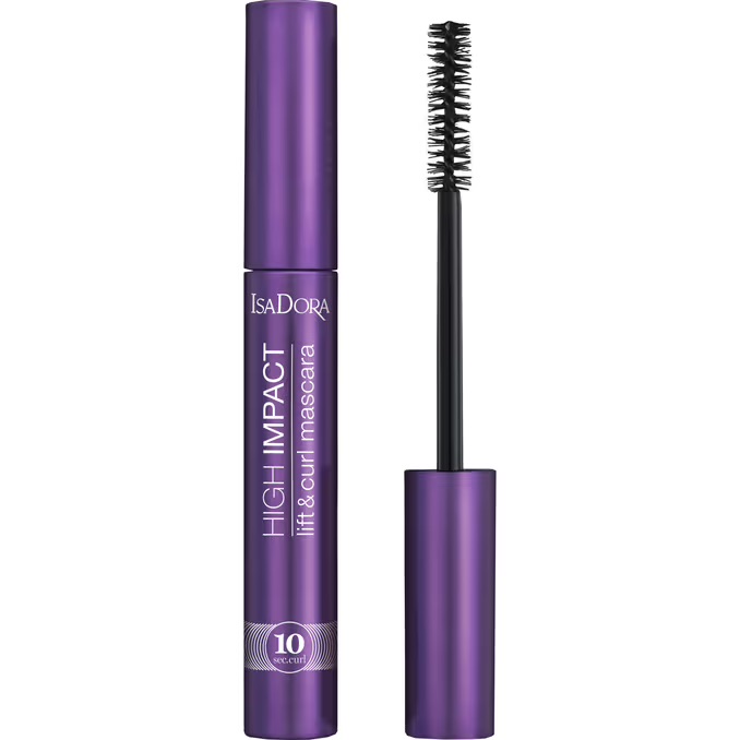 IsaDora Mascara Lift & Curl svart, 9 ml