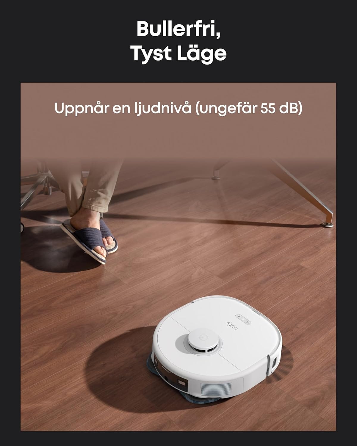 Eufy X10 Pro robotdammsugare med mopp, 8000 Pa sugeffekt