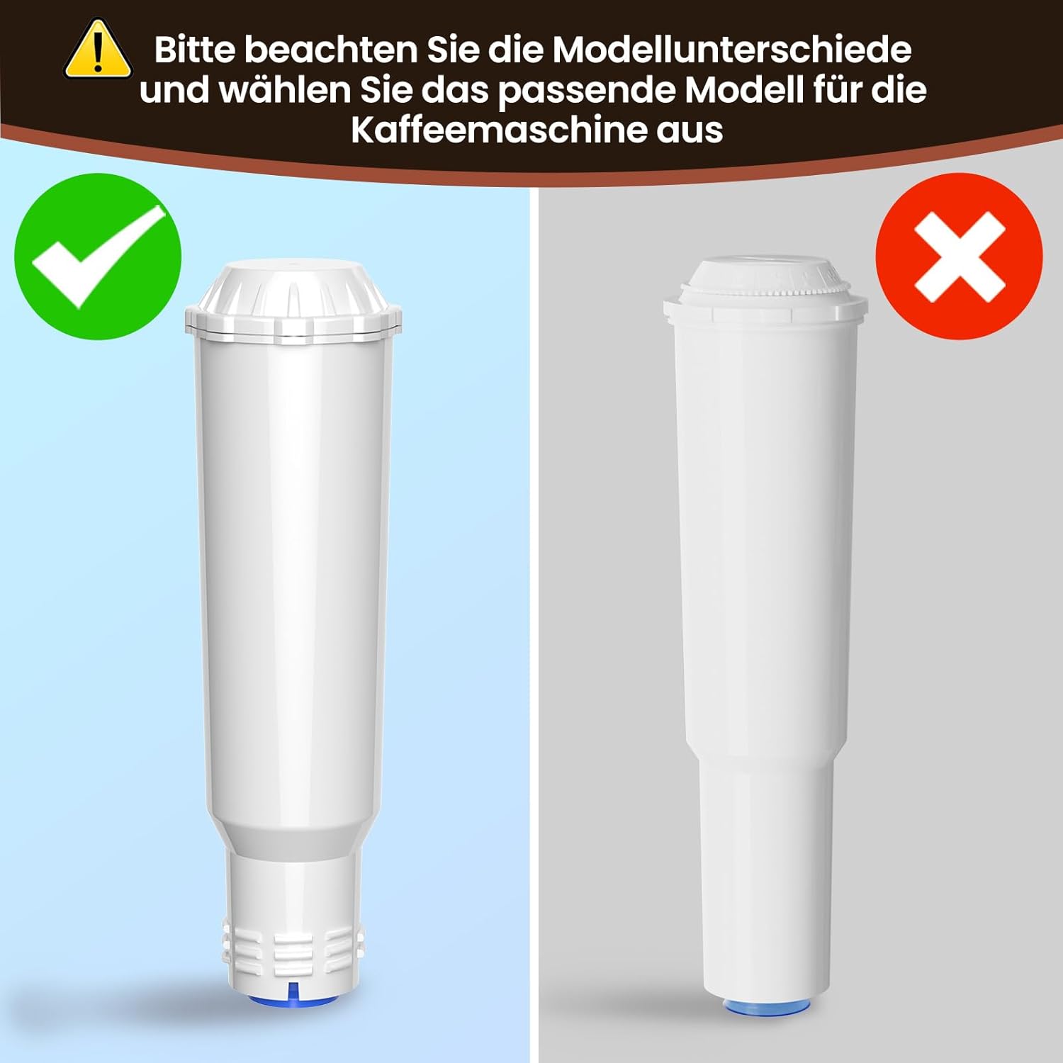 GOLDEN ICEPURE kaffemaskinsvattenfilter, 4-pack