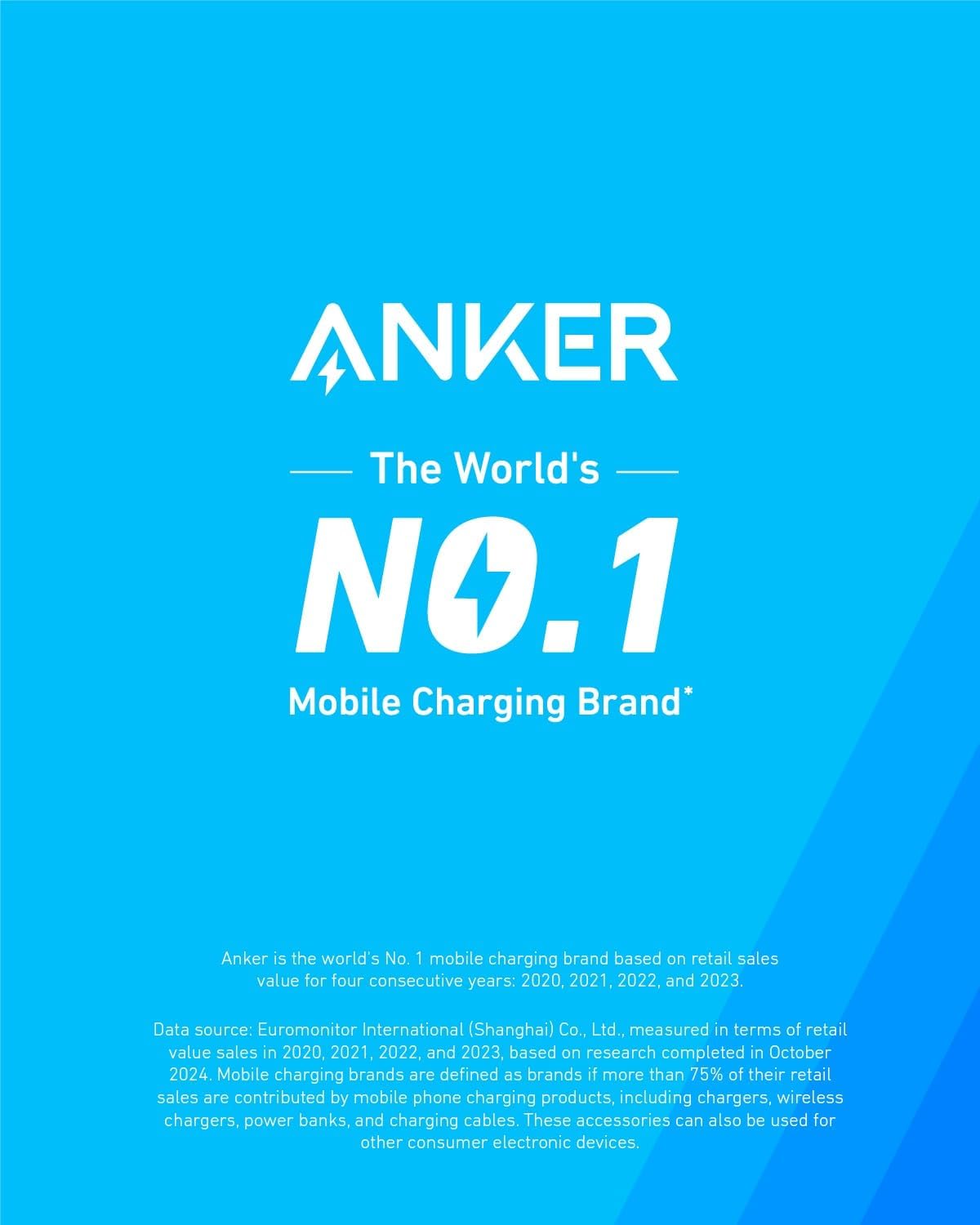 Anker 30W USB-C GaN snabbladdare för iPhone/Galaxy/iPad