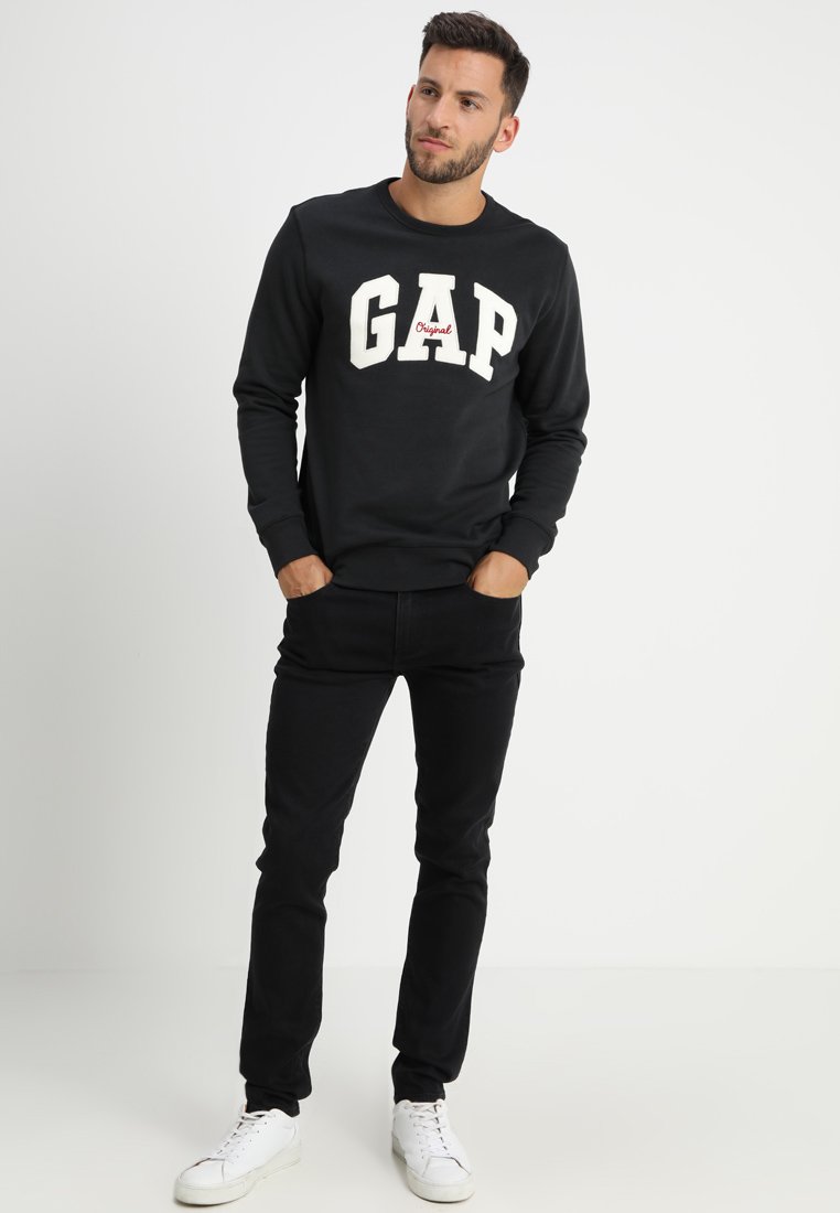 GAP Original Arch Crew svart sweatshirt