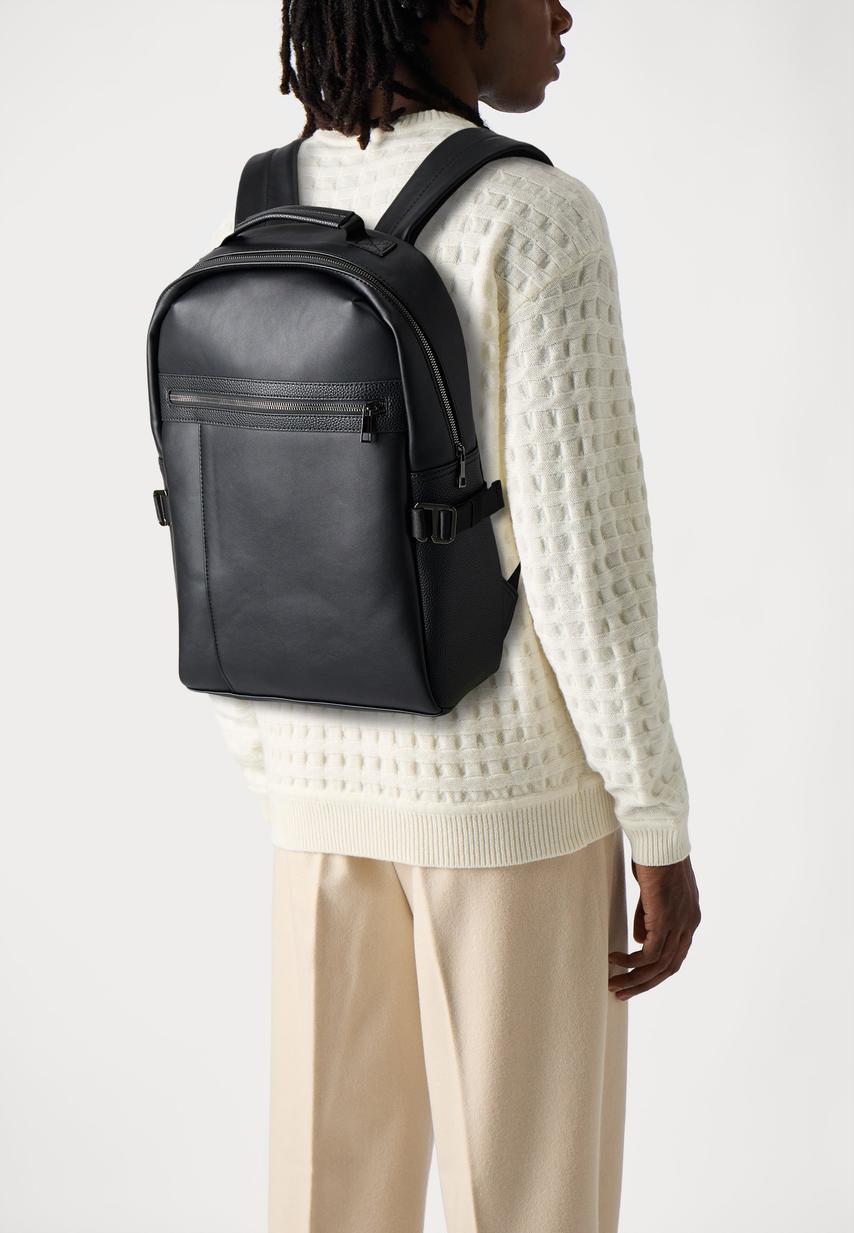 Pier One unisex svart ryggsäck