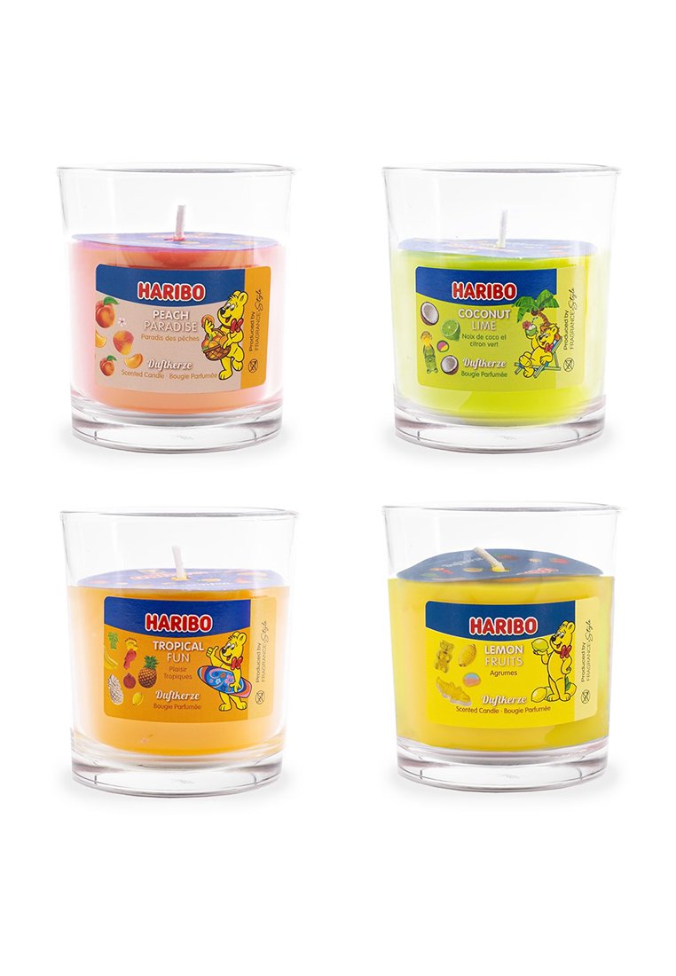 Haribo 4-pack flerfärgade doftljus hos Lounge by Zalando