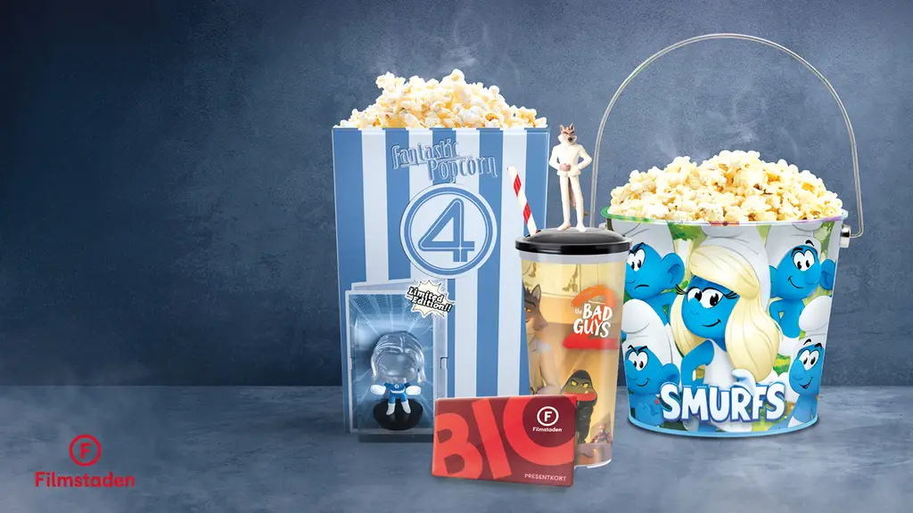 Få 50 % på valfri merchandise hos Filmstaden