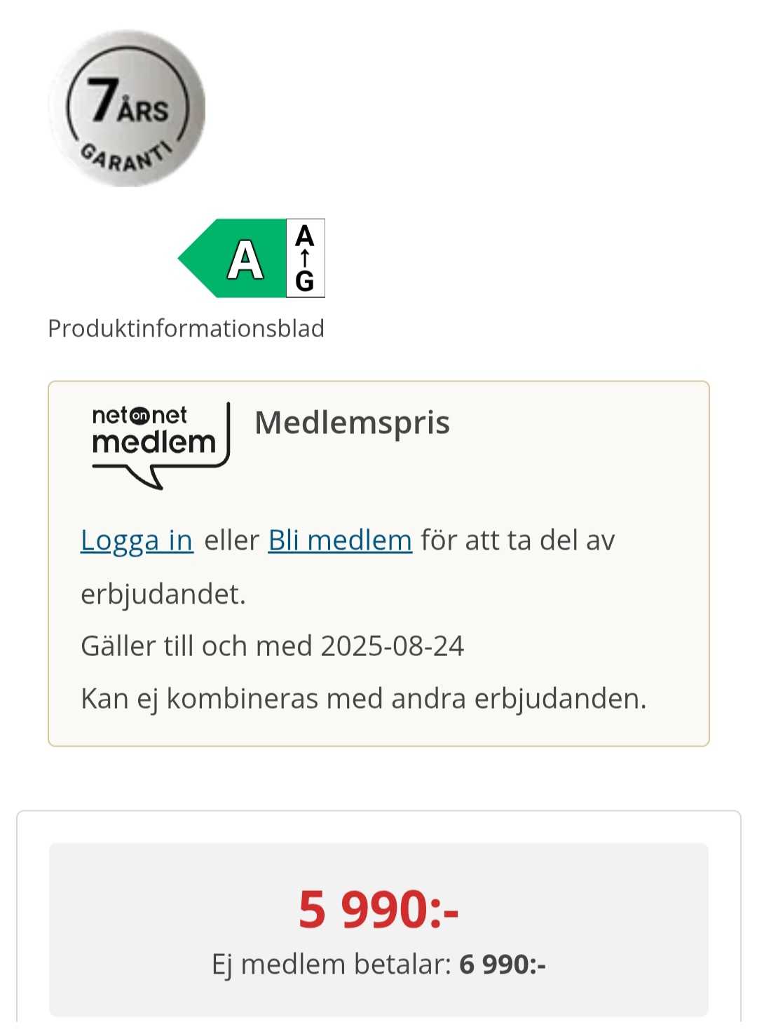 Avant WDR10/7WH1 Compact White Dishwasher