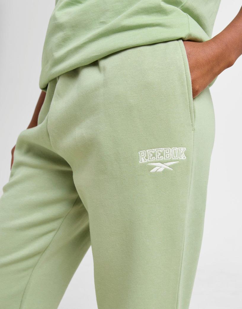 Green Reebok Varsity Joggers for Men