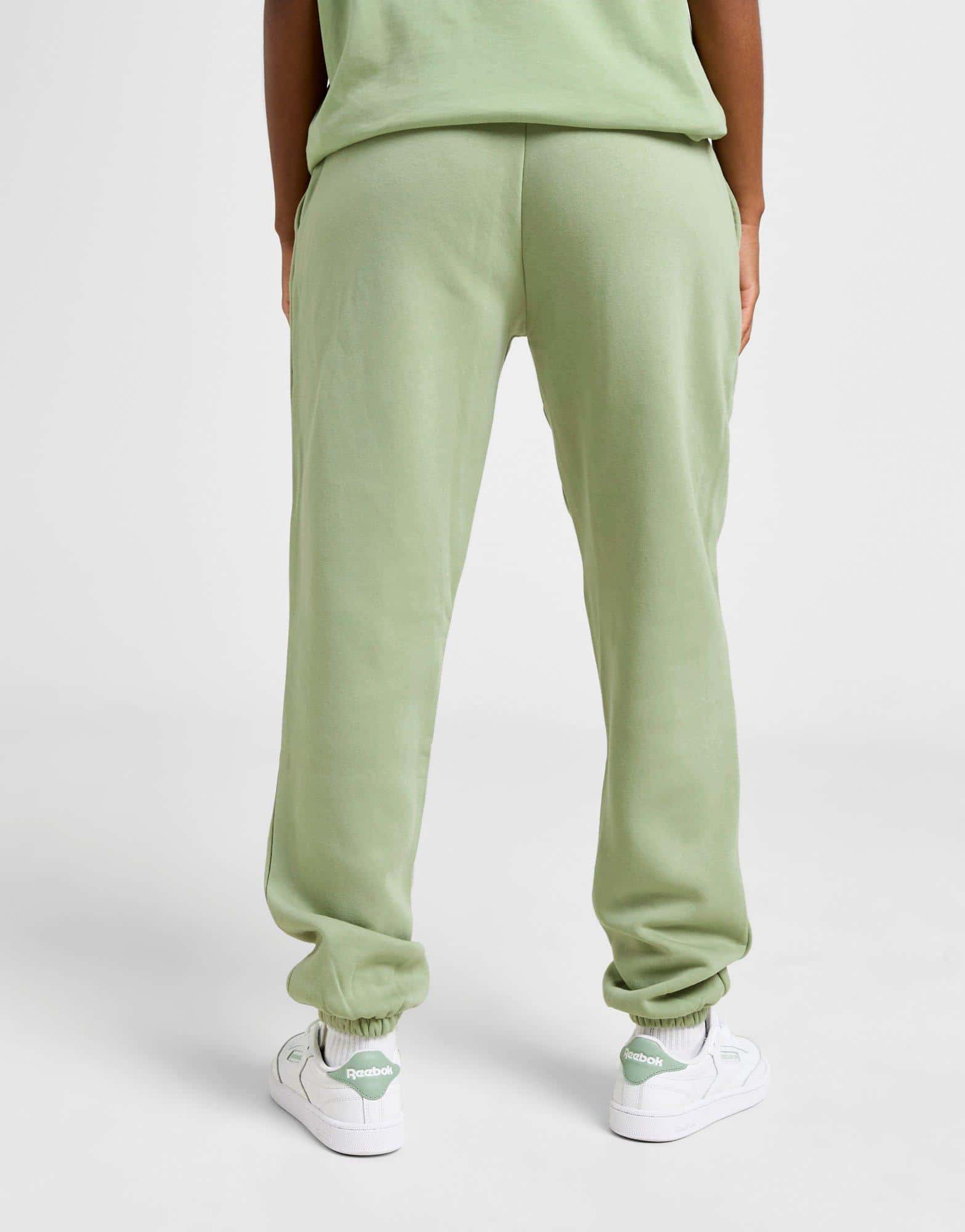 Green Reebok Varsity Joggers for Men