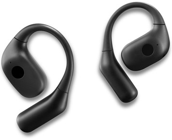 True Wireless open-ear-hörlurar med lång batteritid