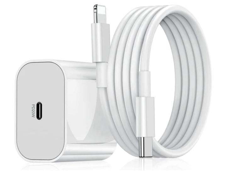 iPhone snabbladdare 20W med USB-C och 2 m kabel