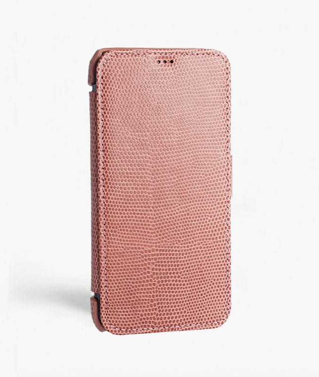 iPhone 11 Pro Max Lizard Wallet Case - Rosa Antico