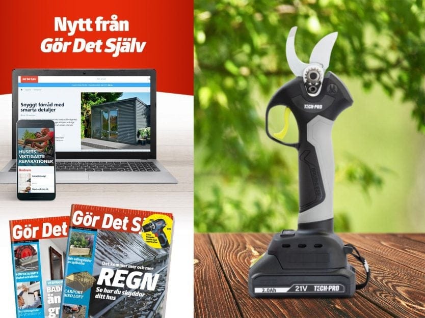 5 Tidningar för 598 kr med Batteridrivet Multiverktyg