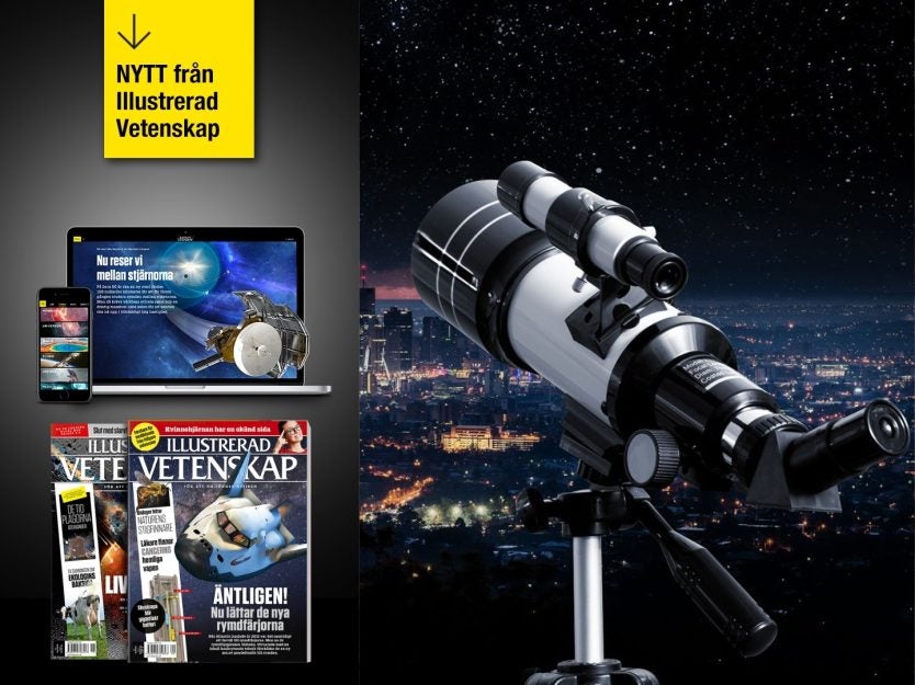 5 Tidningar för 399 kr med Teleskopgåva