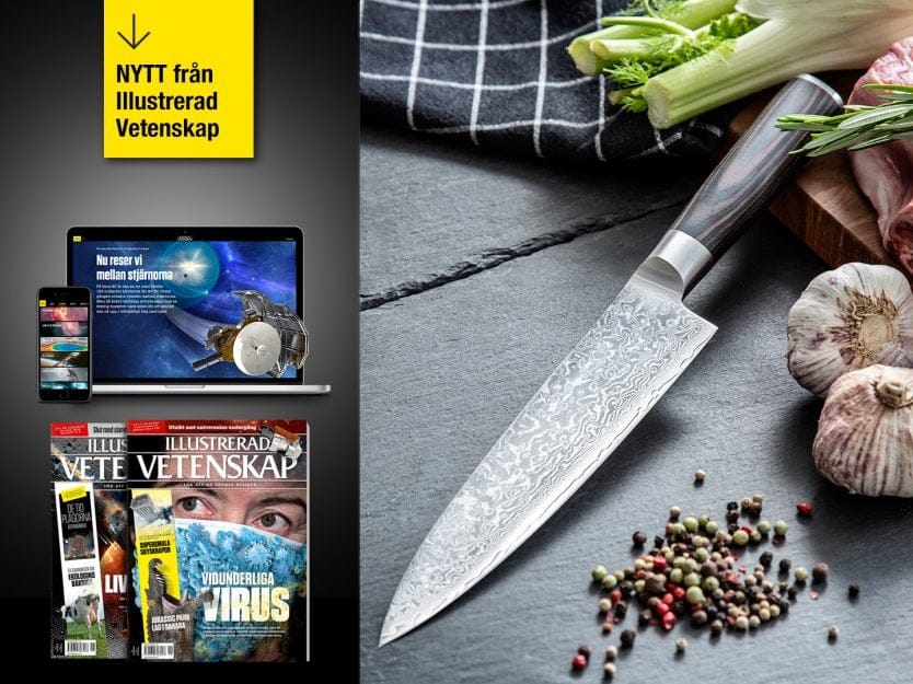 5 Tidningar för 349 kr med Kockkniv