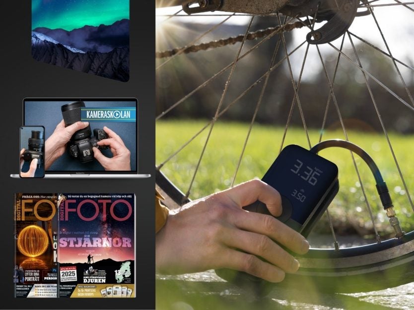 2 Tidningar för 148 kr med Tryckluftspump