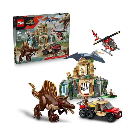 LEGO Jurassic World 76976 Spinosaurus & Quetzalcoatlus Set