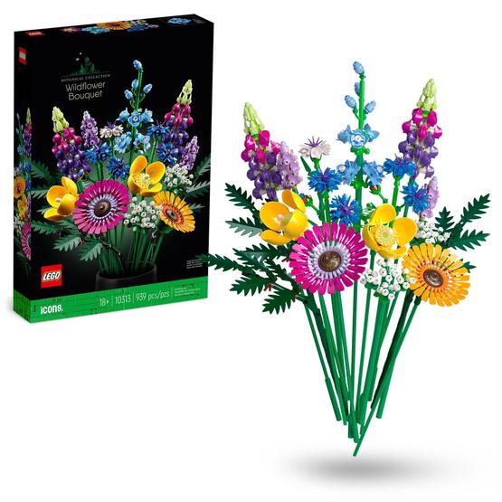 LEGO Icons Vilda Blommor Bukett Byggset 10313