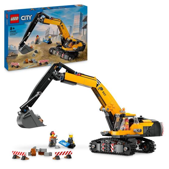 LEGO City Gul Grävmaskin Leksakssätt 60420