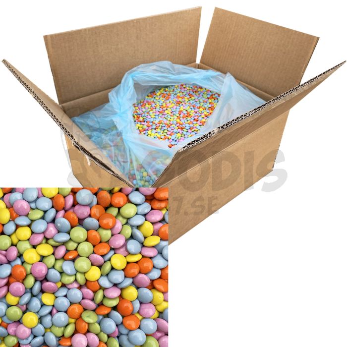 Carletti Mini Pastiller, Flerfärgade, 15kg