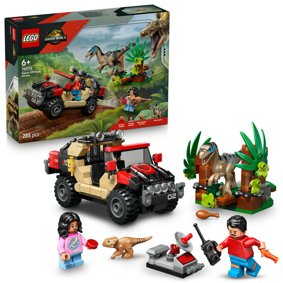 LEGO Jurassic World 76972 Raptor Terrängflykt
