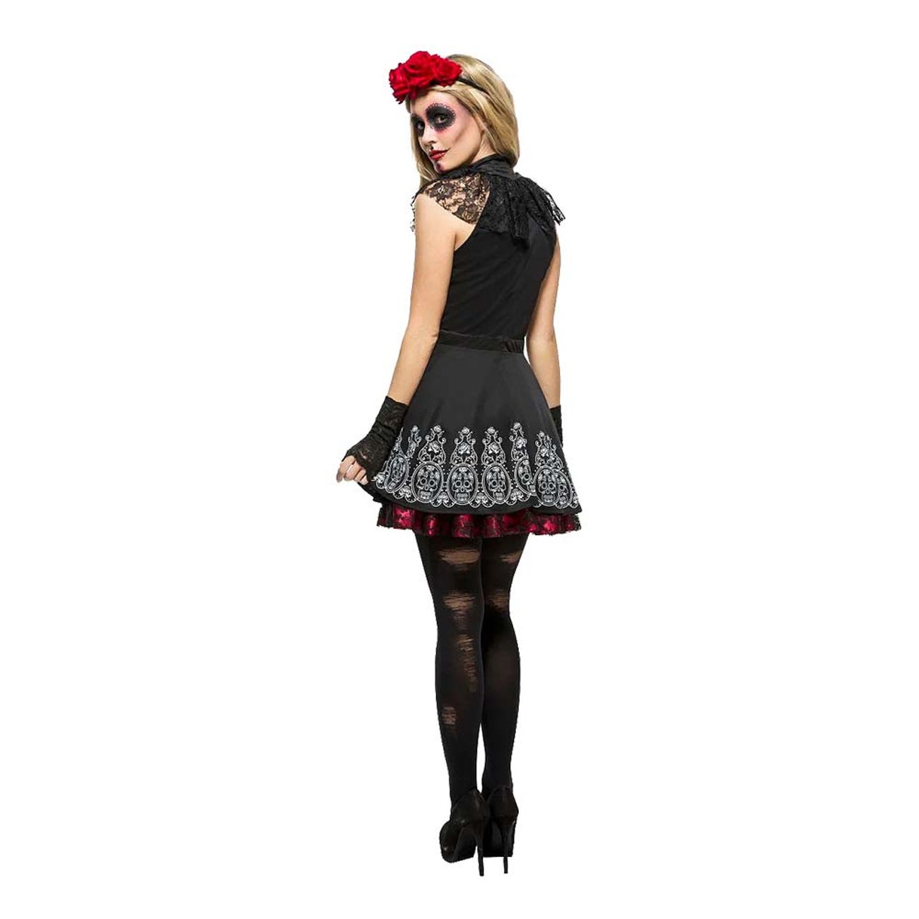 Day of the Dead Maskeraddräkt för Damer